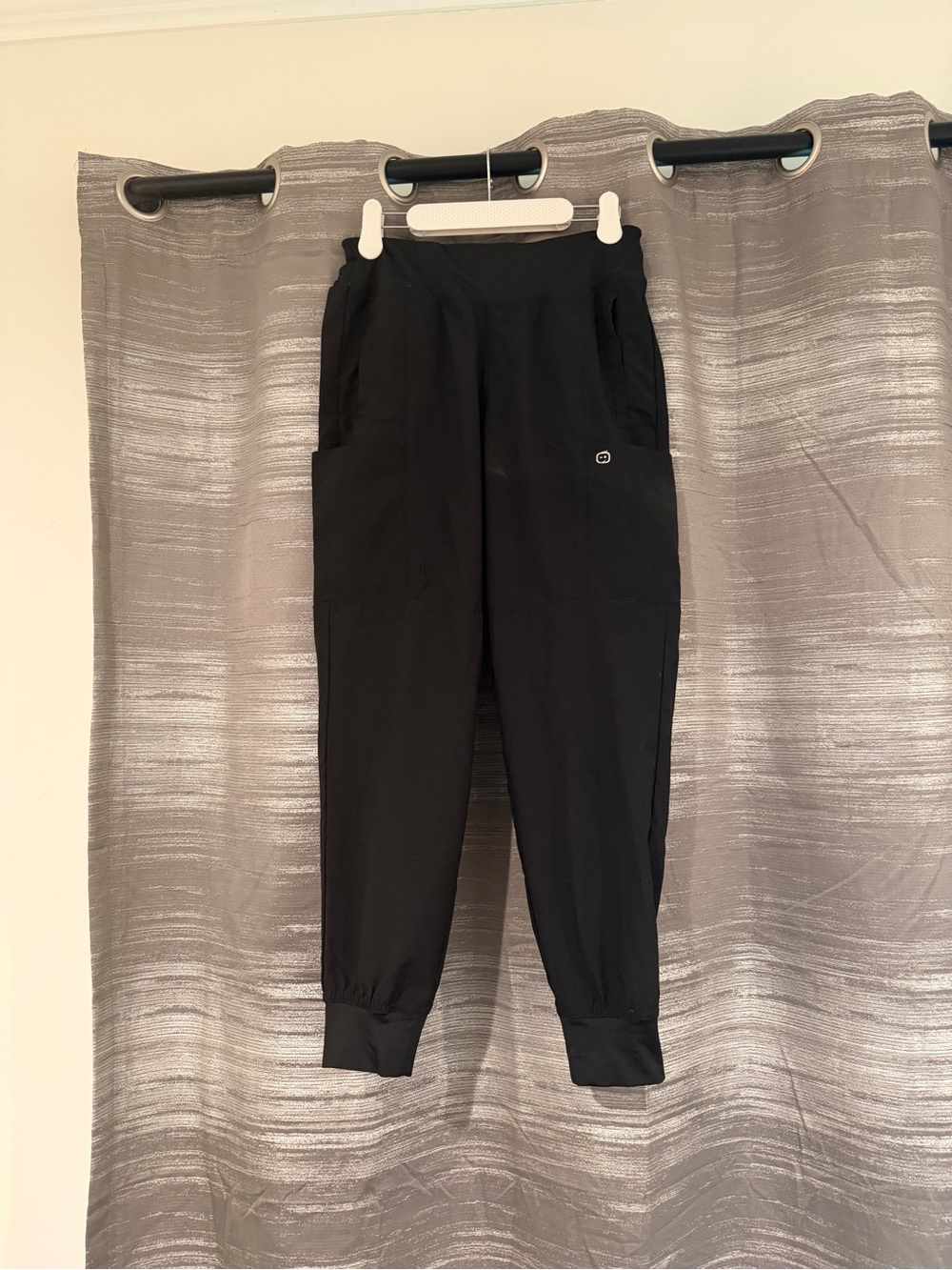WonderWink Black Utility Jogger Pants - Picture 3 of 7
